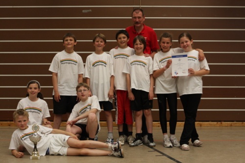 Sieger des 41. Mini-Basketball-Turniers - Regenbogengrundschule
